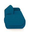 Ver imagem 5 de Sofá Decorativo Living Sala de Estar Bornéu 148cm Pés de Madeira Veludo Azul G33 - Gran Belo