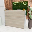 Ver imagem 1 de Balcão Atendimento Recepção Consultório 1200x600 Netmobil - Dubai/branco