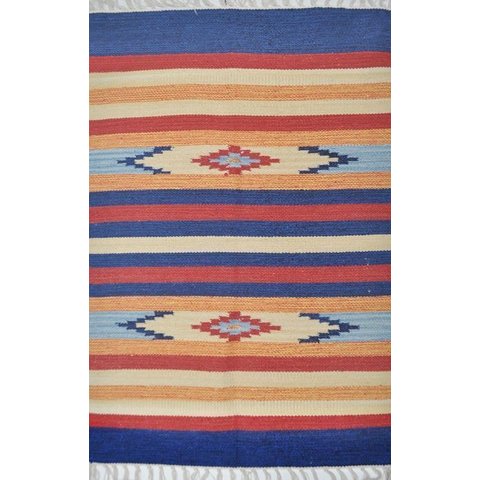 Tapete Kilim Algodao 100x140 DES001
