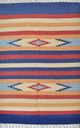 Ver imagem 1 de Tapete Kilim Algodao 100x140 DES001