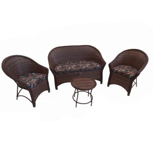 Poltronas Jogo Para Varanda Conjunto Sofá Area Externa Jardim
