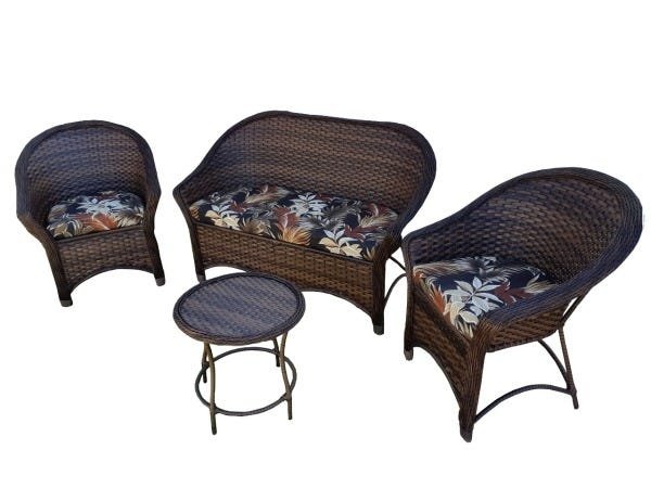 Cadeiras De Área Externa Varanda Jardim Piscina Fibra Sintética - Jogo Bali  Fino 