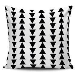 Capa Almofada decorativa Geometrica Preto e Branco 45x45cm - 1 Capa Almofada decorativa Geometrica Preto e Branco 45x45cm - 1