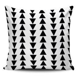 Capa Almofada decorativa Geometrica Preto e Branco 45x45cm - 2 Capa Almofada decorativa Geometrica Preto e Branco 45x45cm - 2