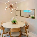 Ver imagem 1 de Módulo Espelho Decorativo - Kit 03 de 50x50cm Empório do Adesivo Moldura Madeira