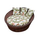 Ver imagem 1 de Poltrona Chaise 1,55 Redonda Sofá para Varanda Area Externa Jardim