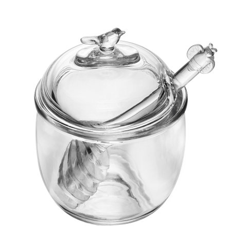 Meleira de Cristal C/pegador Bird Transparente 150ml Wolff