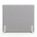 Ver imagem 6 de Cabeceira para Cama Box King Size Mirella 195cm Moderna com Frame Linho Cinza Claro - Desk Design
