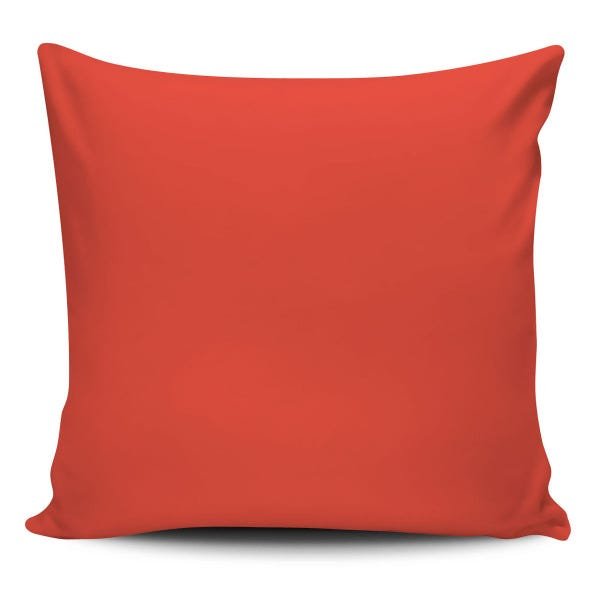 Capa Almofada decorativa Lisa Color Laranja 45x45cm - 1