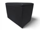 Ver imagem 3 de Puff Baú Banqueta Retangular Organizar e Decorar 55cm Preto Courino