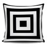 Almofada decorativa Geometrica Preto e Branco 45x45cm - 2