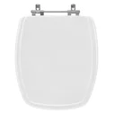 Ver imagem 1 de Assento Sanitário Poliéster Primula Branco para vaso Fiori