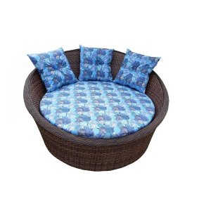 Cama Grande Redonda Sofá para Varanda Area Externa Jardim