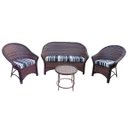 Ver imagem 1 de Conjunto Sofá Poltronas Jogo Cadeiras Para Varanda Area Externa Jardim