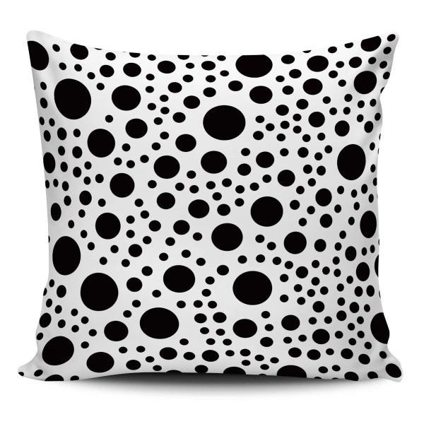 Capa Almofada decorativa Geometrica Preto e Branco 45x45cm - 1