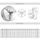 Ver imagem 4 de Placa para Torno Universal Med. 100mm/4" - 3 Castanhas