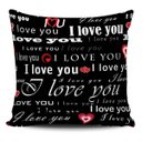 Ver imagem 1 de Almofada I Love You 45x45cm com enchimento - Pano e Arte