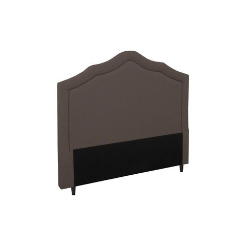 Cabeceira Irlanda New Plus Queen 1600mm Suede Chocolate - Simbal