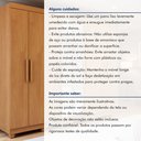 Ver imagem 5 de Guarda-roupa 8 Portas 4 Gavetas com Espelho e com Pé Andara Soft