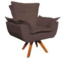 Ver imagem 1 de Kit 01 Namoradeira e 02 Poltronas Opala Suede Marrom
