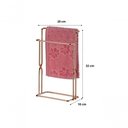 Ver imagem 2 de Porta Toalha Banheiro Rosto Mãos Bancada Rose Gold Future 1171rg