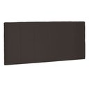 Ver imagem 1 de Cabeceira Painel Queen 1,60m Ravenna Suede Marrom Café - Pallazio