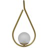 PENDENTE GLOBO DROP DOURADO FOSCO - 2