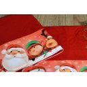 Ver imagem 4 de Kit Pano de Pratos Vermelho 2 Pçs - Tema Natalino