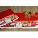 Ver imagem 1 de Kit Pano de Pratos Vermelho 2 Pçs - Tema Natalino