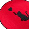 Tapete Infantil Base Antiderrapante em Formato Gata Love Cor: Vermelho - 3