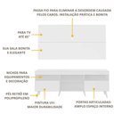 Ver imagem 4 de Rack com Painel TV 65" Retrô Flórida Multimóveis V3133