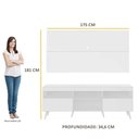 Ver imagem 7 de Rack com Painel TV 65" Retrô Flórida Multimóveis V3133