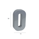 Ver imagem 2 de Numero Residencial Cromado 0 - Roper Plast