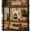 Ver imagem 6 de Porta Retrato Moldura Metal Dourado