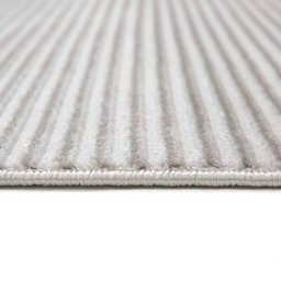 Tapete para Sala Sofia 03 bege e cinza 1,00X1,40M - Edantex - 3