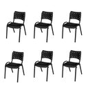 Ver imagem 1 de Kit 6 Cadeira Iso - Preto