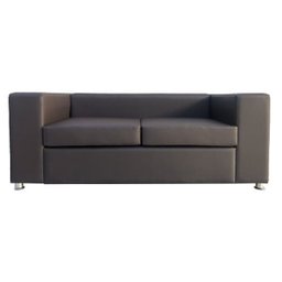 Sofá para Recepção de Escritório Linha Taranto Preto - 3