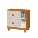 Ver imagem 4 de Cômoda Sapateira Infantil Apolo 4 Gavetas 1 Porta para Bebê