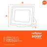 Refletor com Painel Solar 50w Fortled - 3