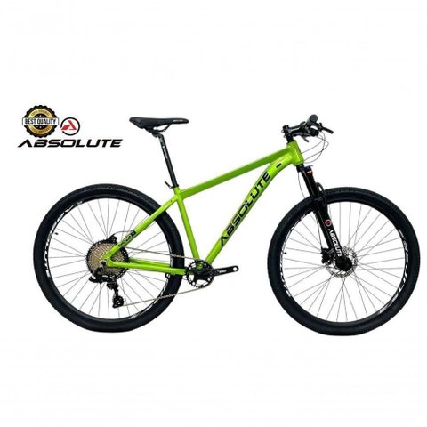 Bicicleta Aro 29 Nero 5 Peças Inteira Absolute 12v Garfo Trava K7 11-52 Freio a Disco Hidráulico