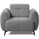 Ver imagem 5 de Kit 2 Poltronas para Sala e Escritório Decorativa Kania Linho Cinza