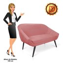 Ver imagem 4 de Namoradeira Suede Rose de Ferro