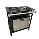 Ver imagem 2 de Fogão 2 Bocas Duplas Cefaz com Forno Linha Gold Baixa Pressão CFZG-117