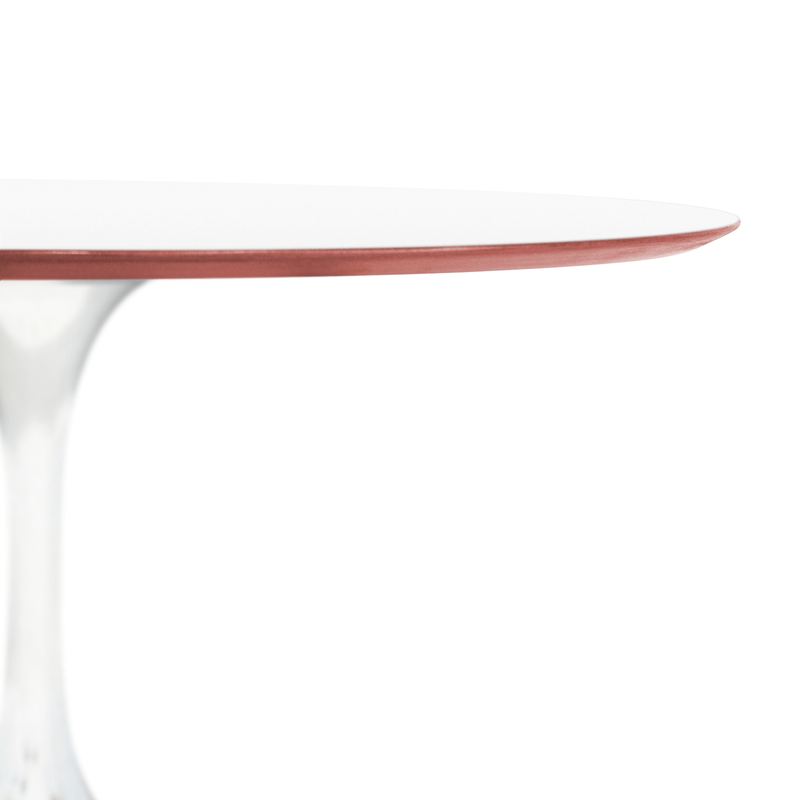 Mesa de Jantar 90cm MDF Branca Saarinen - 2