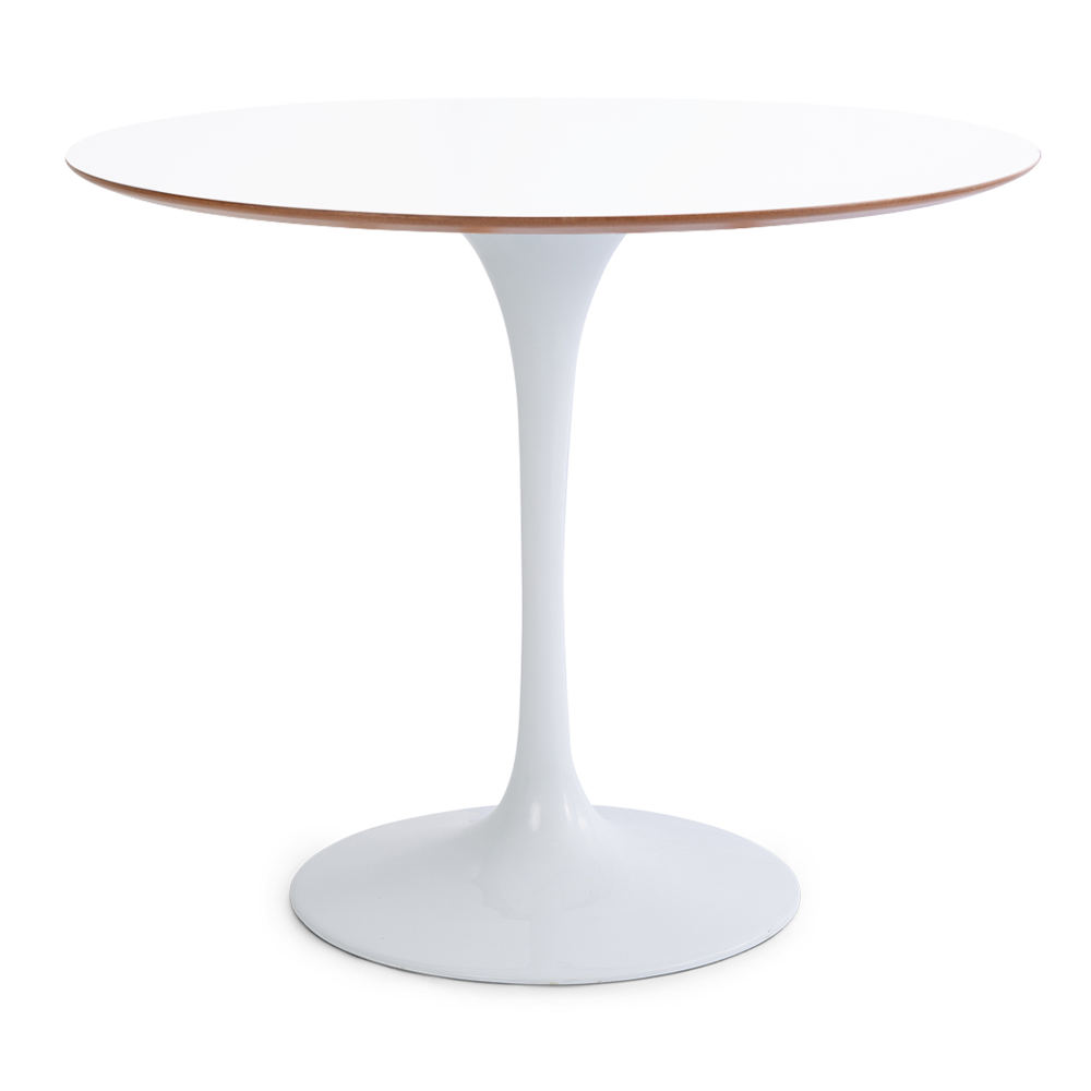 Mesa de Jantar 90cm MDF Branca Saarinen - 1