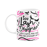Caneca Profissões - Sou Lash Designer - Branca - 1