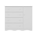Ver imagem 7 de Cômoda Infantil 95cm 1 Porta e 4 Gavetas Realeza Multimóveis Mp4454 Branco