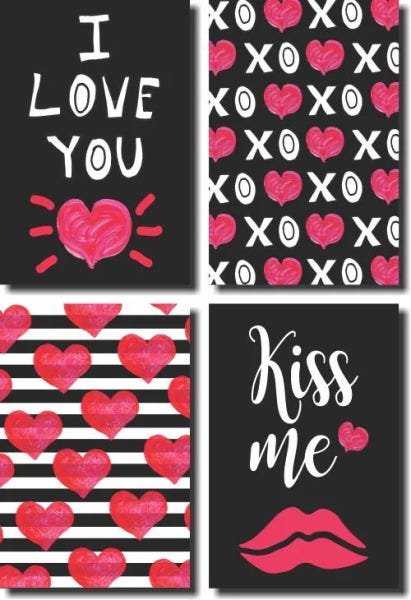 Kit Quadros Decorativos De Amor Para Quarto - 1