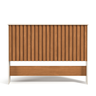 Cabeceira 1,60 Cama Casal Queen Painel Ripado Mdf Box Cores:off White/nature - 1