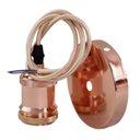 Ver imagem 2 de Lustre Pendente Luminaria Vintage Metal Rose